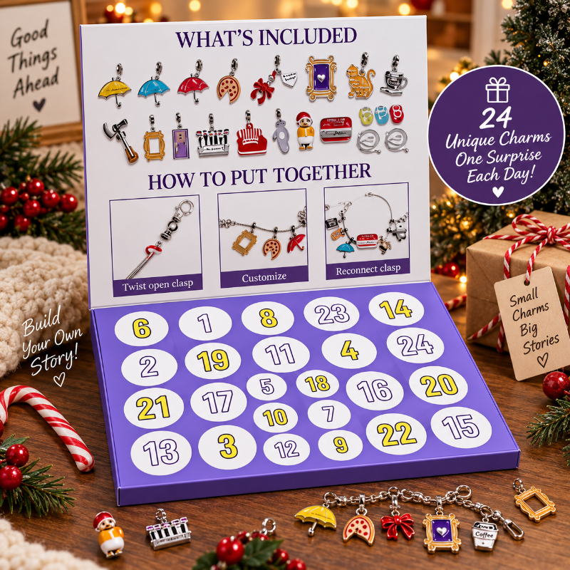💜 TYIIPRO™ 24-Day Charm Advent Calendar