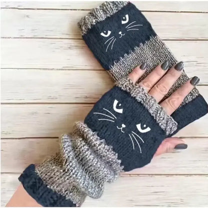 š±Knitted Fingerless Glovesš§¶