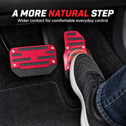 2PCS NonSlip Universal Automatic Foot Brake Gas Cover Pad Pedal Accessories Car