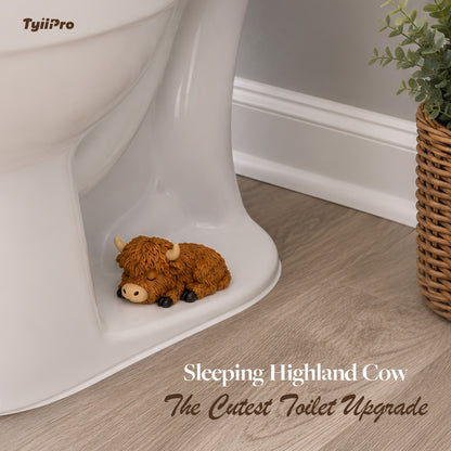 Tyiipro™ Highland Cow Toilet Bolt Covers | Cute Bathroom Decoration
