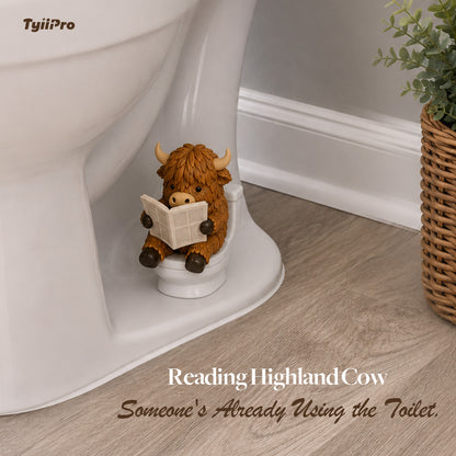Tyiipro™ Highland Cow Toilet Bolt Covers | Cute Bathroom Decoration
