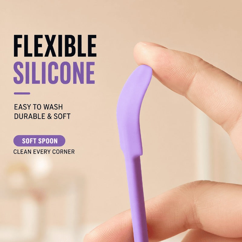 Dual-Ended Flexible Silicone Spatula
