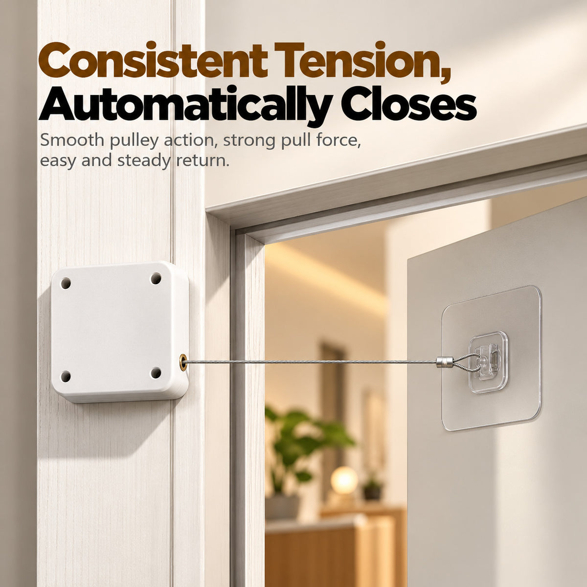 Automatic Punch-Free Sensor Door Closer