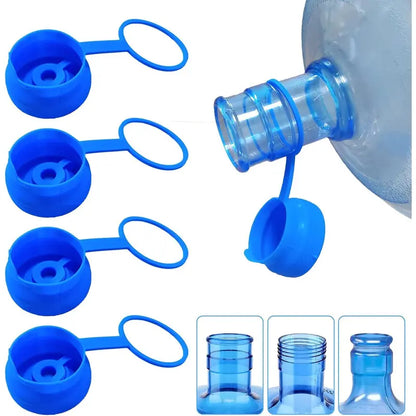 Silicone Water Jug Seal Cap – Leak-Proof Replacement Lid for 3 & 5 Gallon Water Dispensers, Universal 55mm Bottle Cap