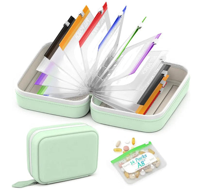 Waterproof Pill Organizer Pouch Set