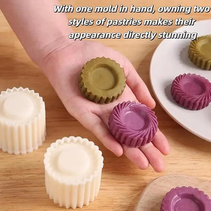 TYIIPRO™ 2-in-1 Pastry Mold – Make Beautiful Mooncakes, Cookies & Mini Cakes at Home