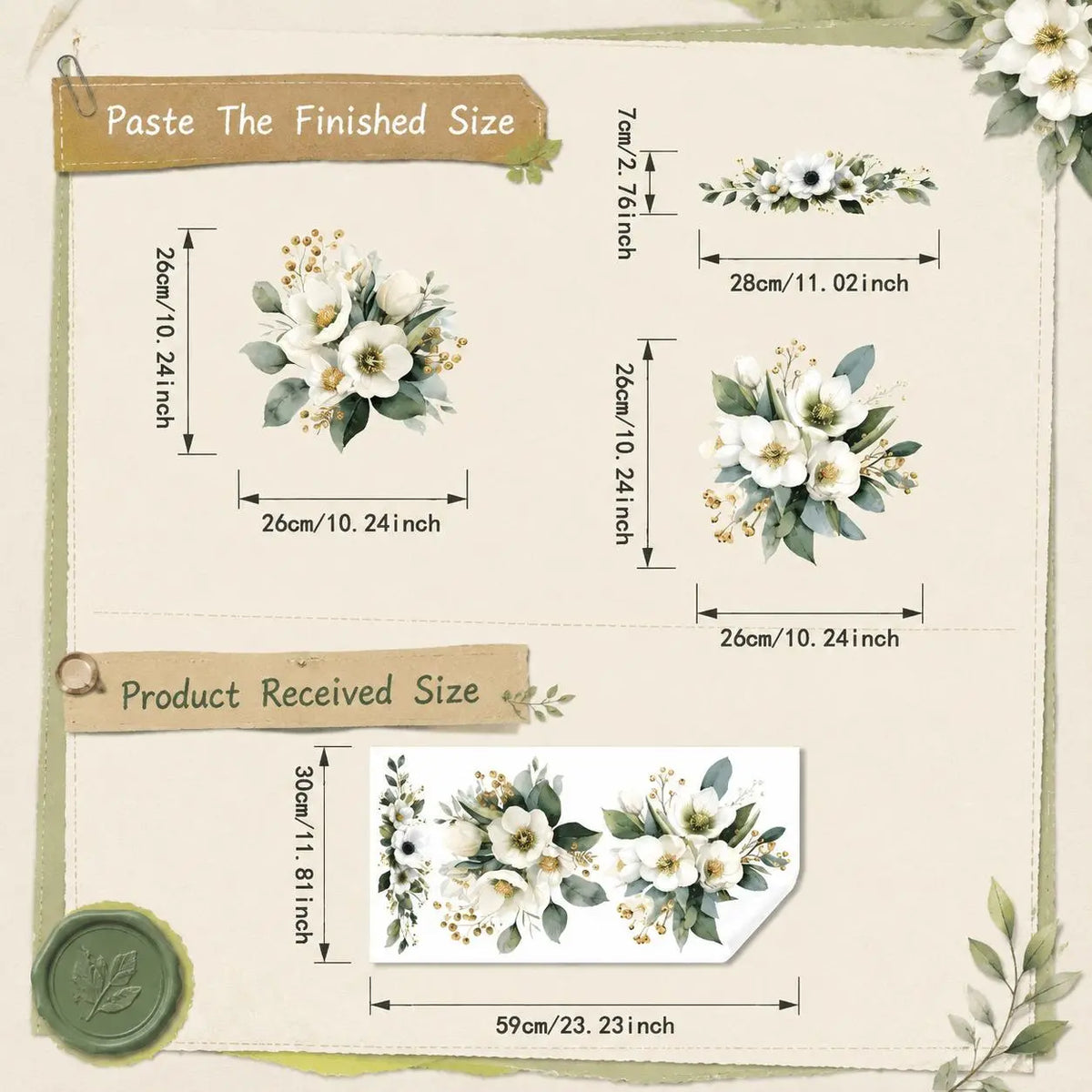 3-Piece Bathroom Toilet Sticker Set