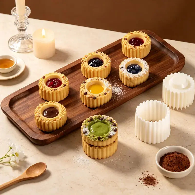 TYIIPRO™ 2-in-1 Pastry Mold – Make Beautiful Mooncakes, Cookies & Mini Cakes at Home