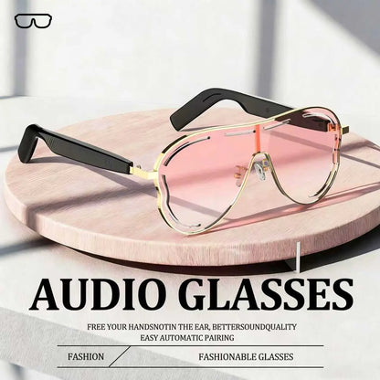 TYIIPRO™ Smart Bluetooth 5.4 Audio Sunglasses – Open-Ear Wireless Music Glasses with UV Protection & Hands-Free Calling