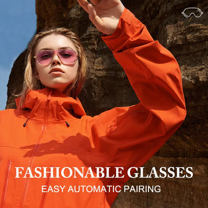 TYIIPRO™ Smart Bluetooth 5.4 Audio Sunglasses – Open-Ear Wireless Music Glasses with UV Protection & Hands-Free Calling