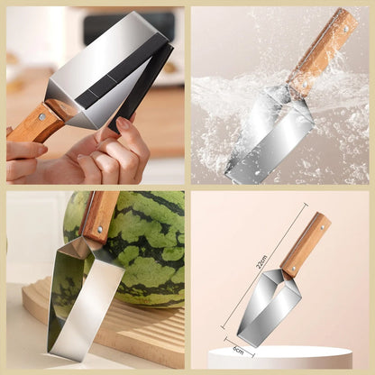 Stainless steel watermelon slicer