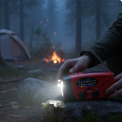 Portable Emergency Solar Hand Crank Radio