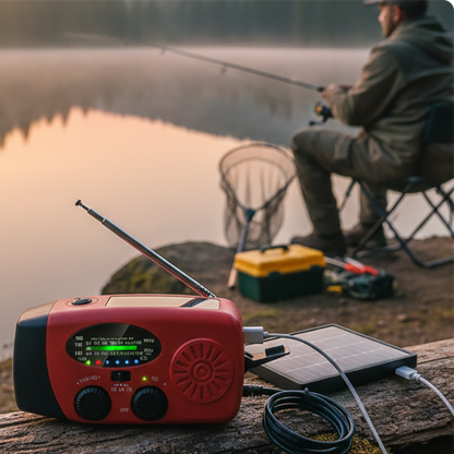 Portable Emergency Solar Hand Crank Radio