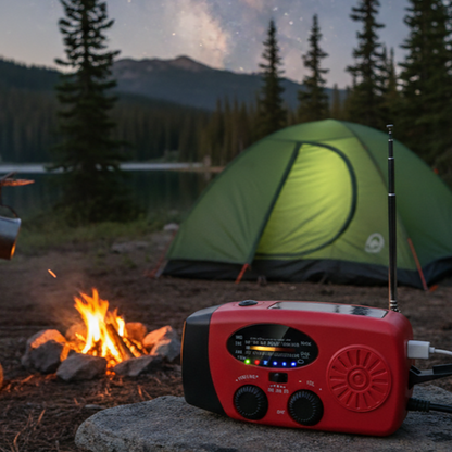 Portable Emergency Solar Hand Crank Radio