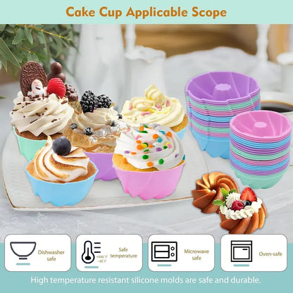TYIIPRO™ Silicone Pumpkin Baking Cups Set