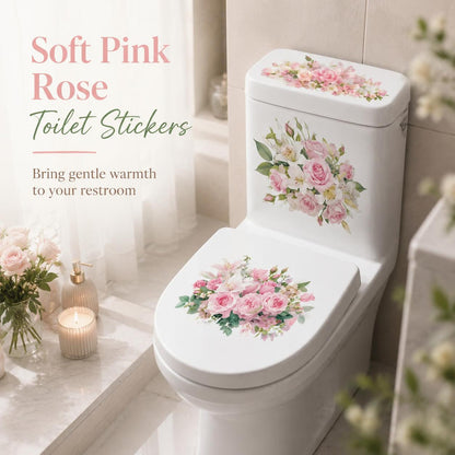 3-Piece Bathroom Toilet Sticker Set
