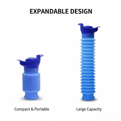 TYII™ 750ml Collapsible Portable Travel Urinal – Leak-Proof Emergency Urine Bottle for Car, Camping & Outdoor Use