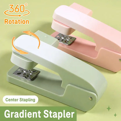 TYIIPRO™ 360° Rotating Swing Arm Stapler – Long Reach Adjustable Stapler for Booklets, Crafts & Center Stapling