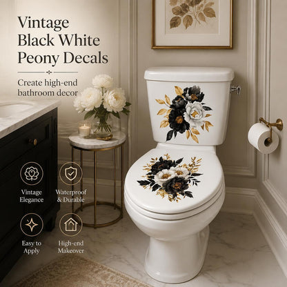 3-Piece Bathroom Toilet Sticker Set