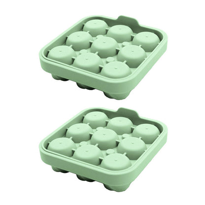 🌹 Rose Ice Cube Tray – 9-Cavity Silicone Mold for Whiskey & Cold Drinks