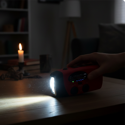 Portable Emergency Solar Hand Crank Radio