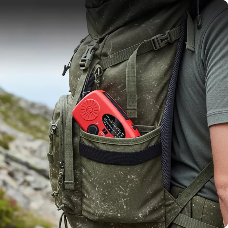 Portable Emergency Solar Hand Crank Radio