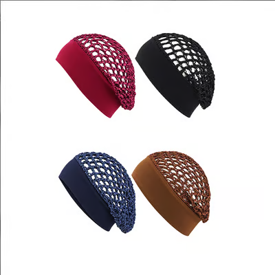 TYIIPRO™ 3-Piece Stretchy Satin-Style Sleeping Cap Set – Wide-Edge Protective Hair Bonnets for Nighttime Hair Care