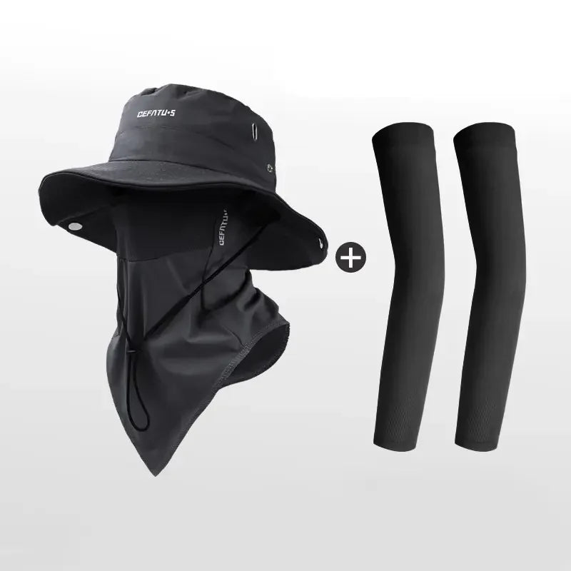 Unisex Sun Protection Hat with Neck Flap