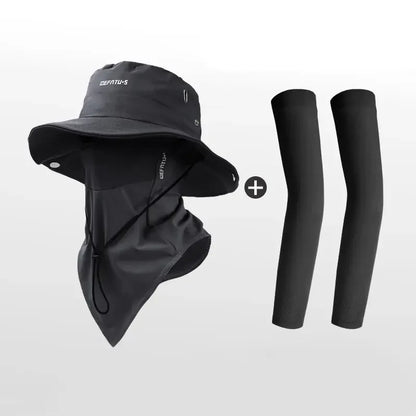 Unisex Sun Protection Hat with Neck Flap