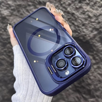 Magnetic Phone Case with Camera Protection & Built-In Stand