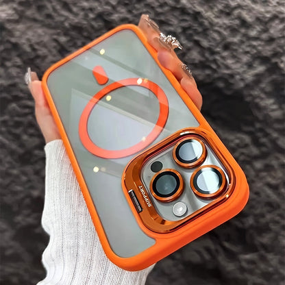 Magnetic Phone Case with Camera Protection & Built-In Stand