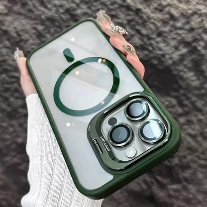 Magnetic Phone Case with Camera Protection & Built-In Stand