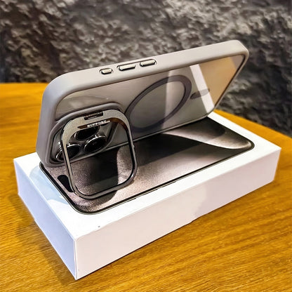 Magnetic Phone Case with Camera Protection & Built-In Stand