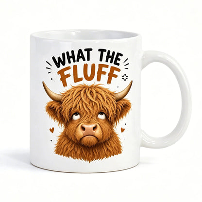 Funny Highland Cow Coffee Mug (11oz)