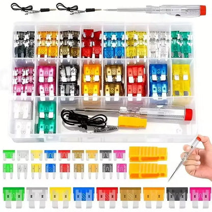 🔥306PCS & Car Blade Fuse Assortment Set
