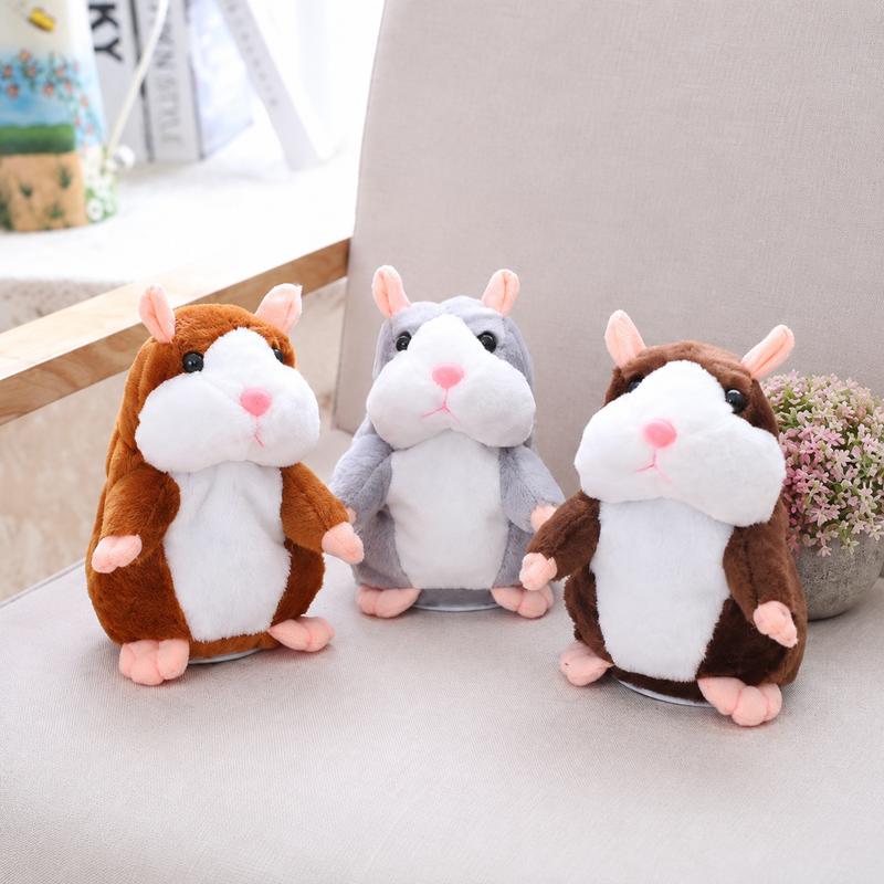 🐹 Talking Hamster Plush – repeats whatever you say, auto head-shaking, hilarious fun for kids & adults🎁