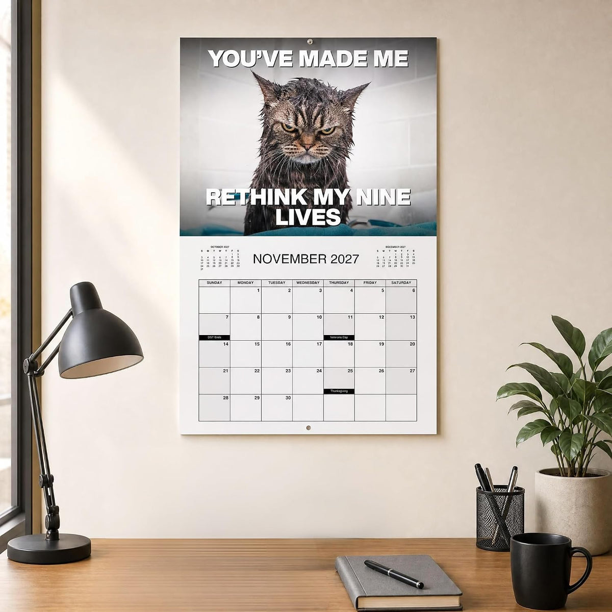 2027 Pissed-Off Cats Calendar
