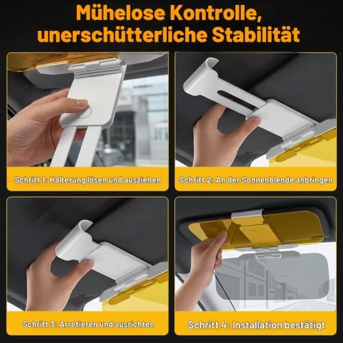 Sun Visor Extension Car Windscreen Sun Protection Anti-Glare Blend
