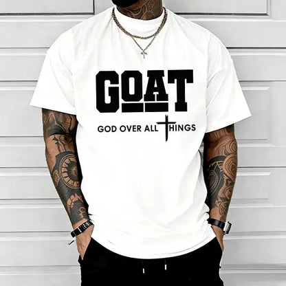 ✝️GOAT (“God Over All Things”) Graphic T-Shirt