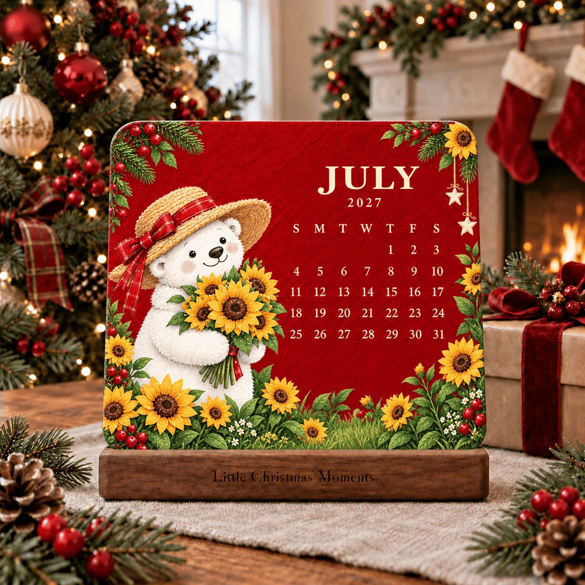 🪴✨ 2027 Eco-Friendly Plantable "Eternal" Seed Calendar — Christmas Edition