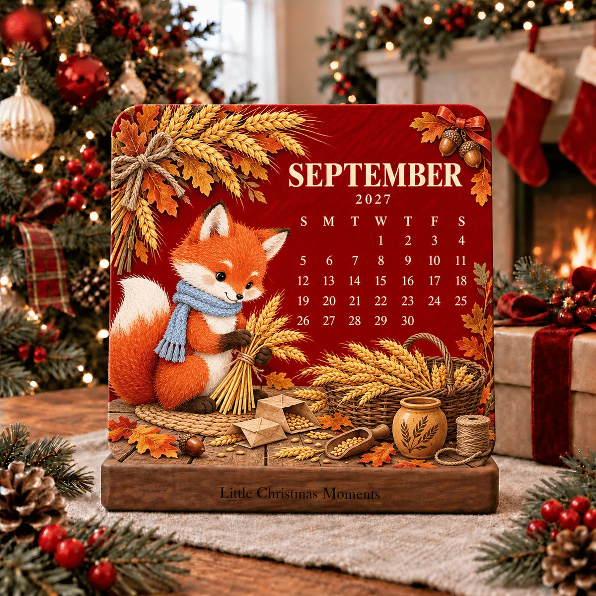 🪴✨ 2027 Eco-Friendly Plantable "Eternal" Seed Calendar — Christmas Edition