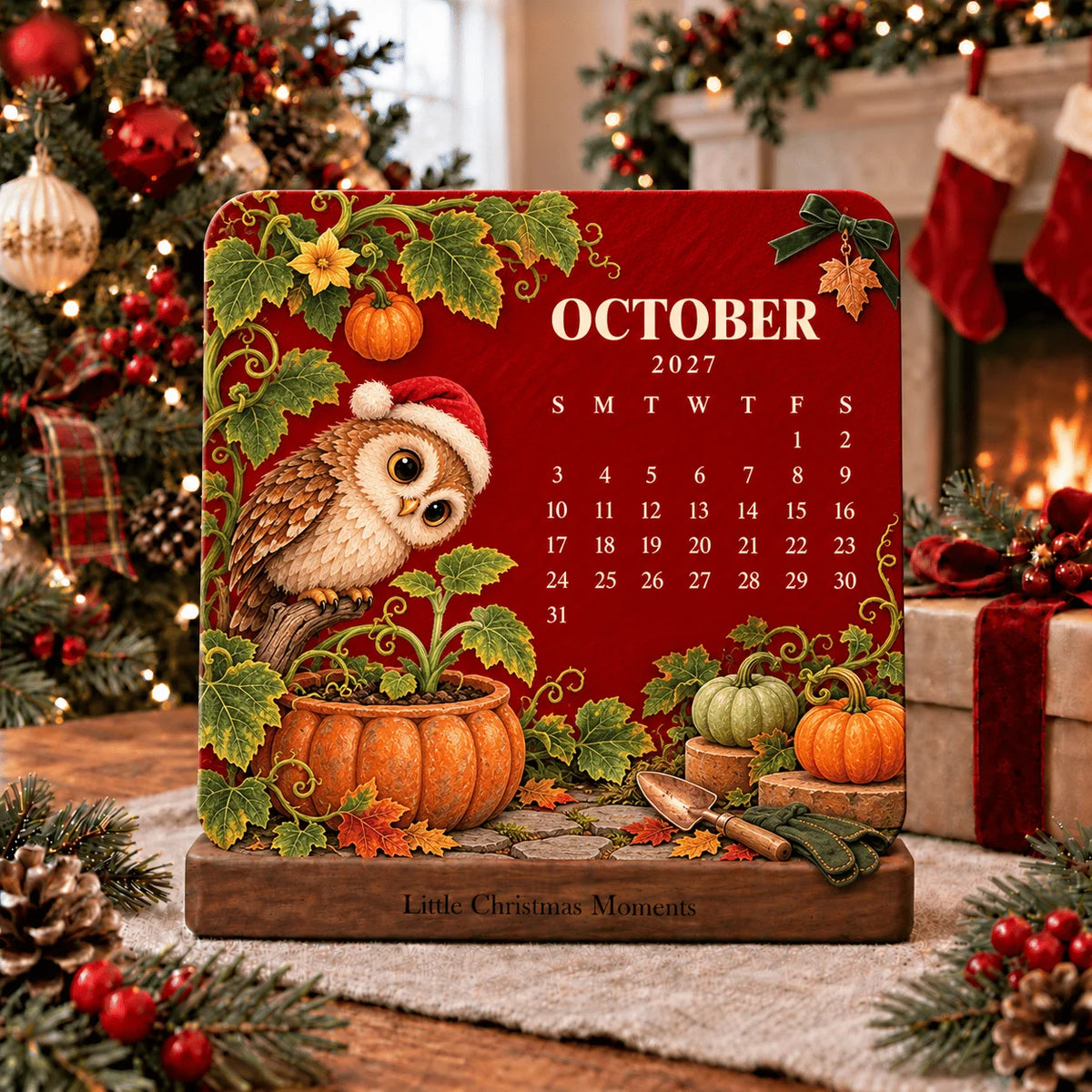 🪴✨ 2027 Eco-Friendly Plantable "Eternal" Seed Calendar — Christmas Edition