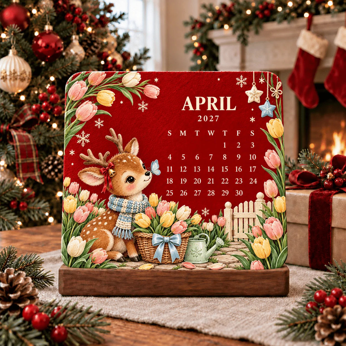 🪴✨ 2027 Eco-Friendly Plantable "Eternal" Seed Calendar — Christmas Edition