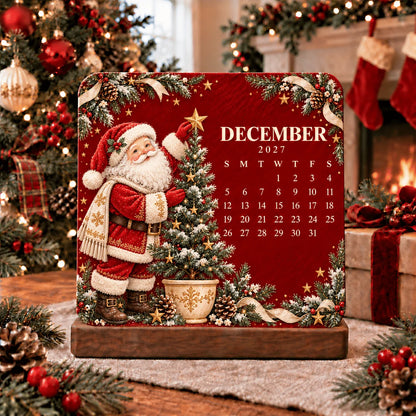 🪴✨ 2027 Eco-Friendly Plantable "Eternal" Seed Calendar — Christmas Edition