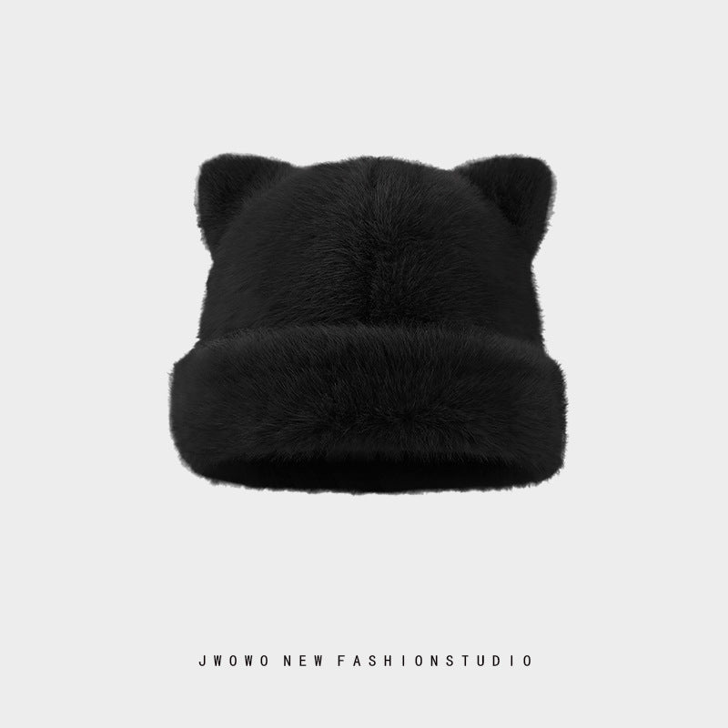 Cat Ear Plush Winter Beanie