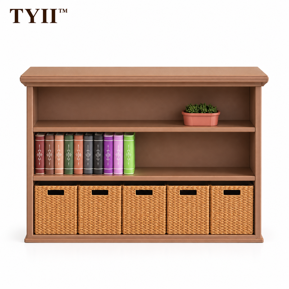 Mini Bookcase Gaming Dock Cover – Hidden Game Card Storage & Cozy Desk Decor | TYII™