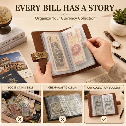A6 savings notebook,3-DigitResettable Password Lock