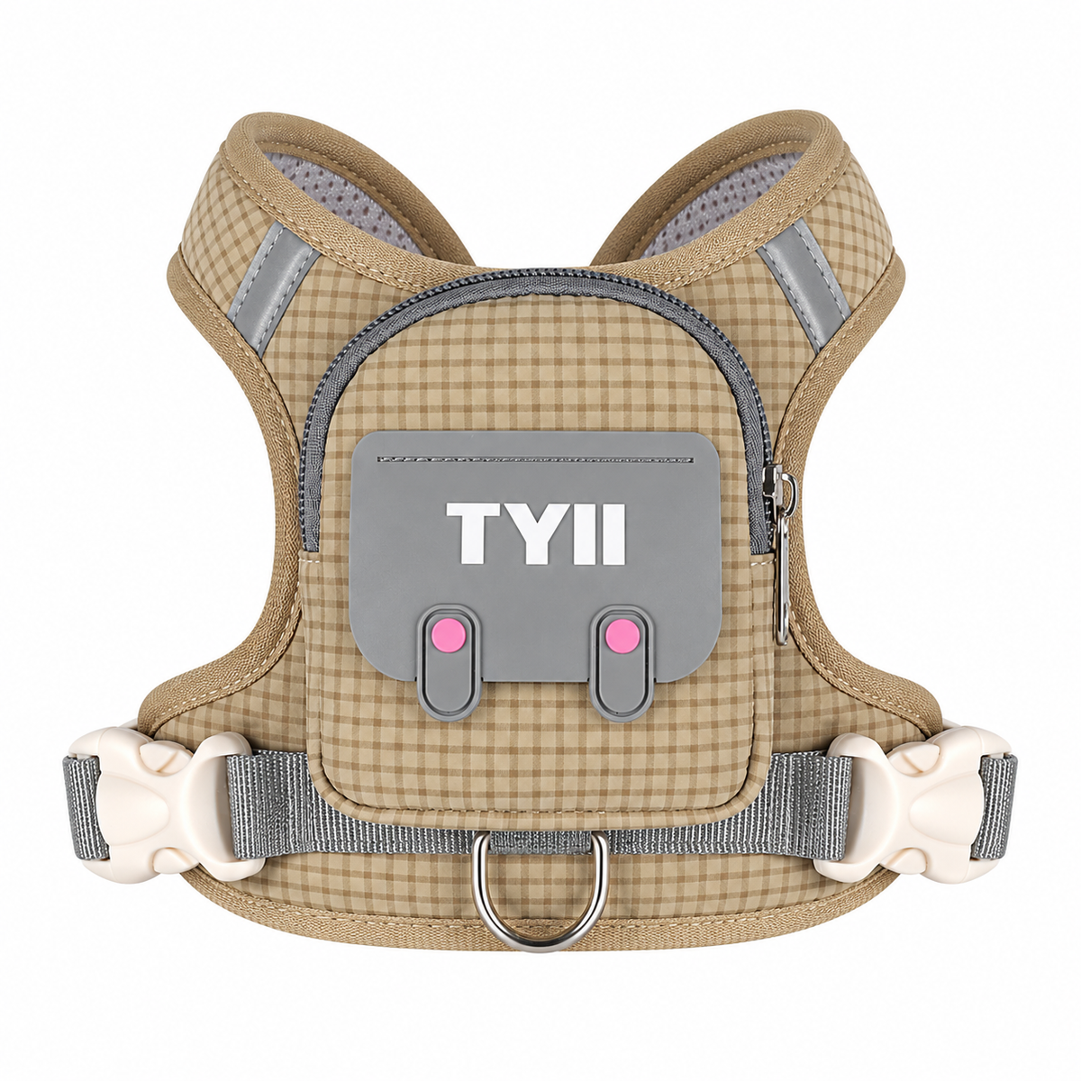 TYIIPRO™ Dog Backpack Harness with Leash – Lightweight No-Pull Pet Vest with Storage Pocket, Reflective & Breathable Design