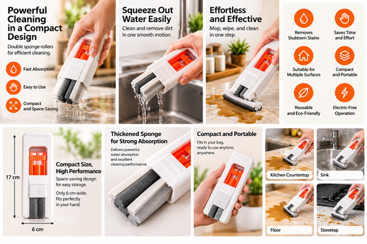 Practical Squeeze Mini Cleaning Mop