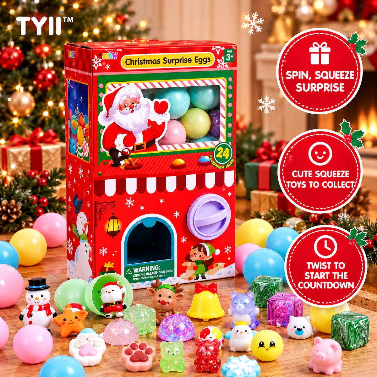 🔥FREE SHIPPING🔥 TYII™ Christmas Squishy Advent Calendar